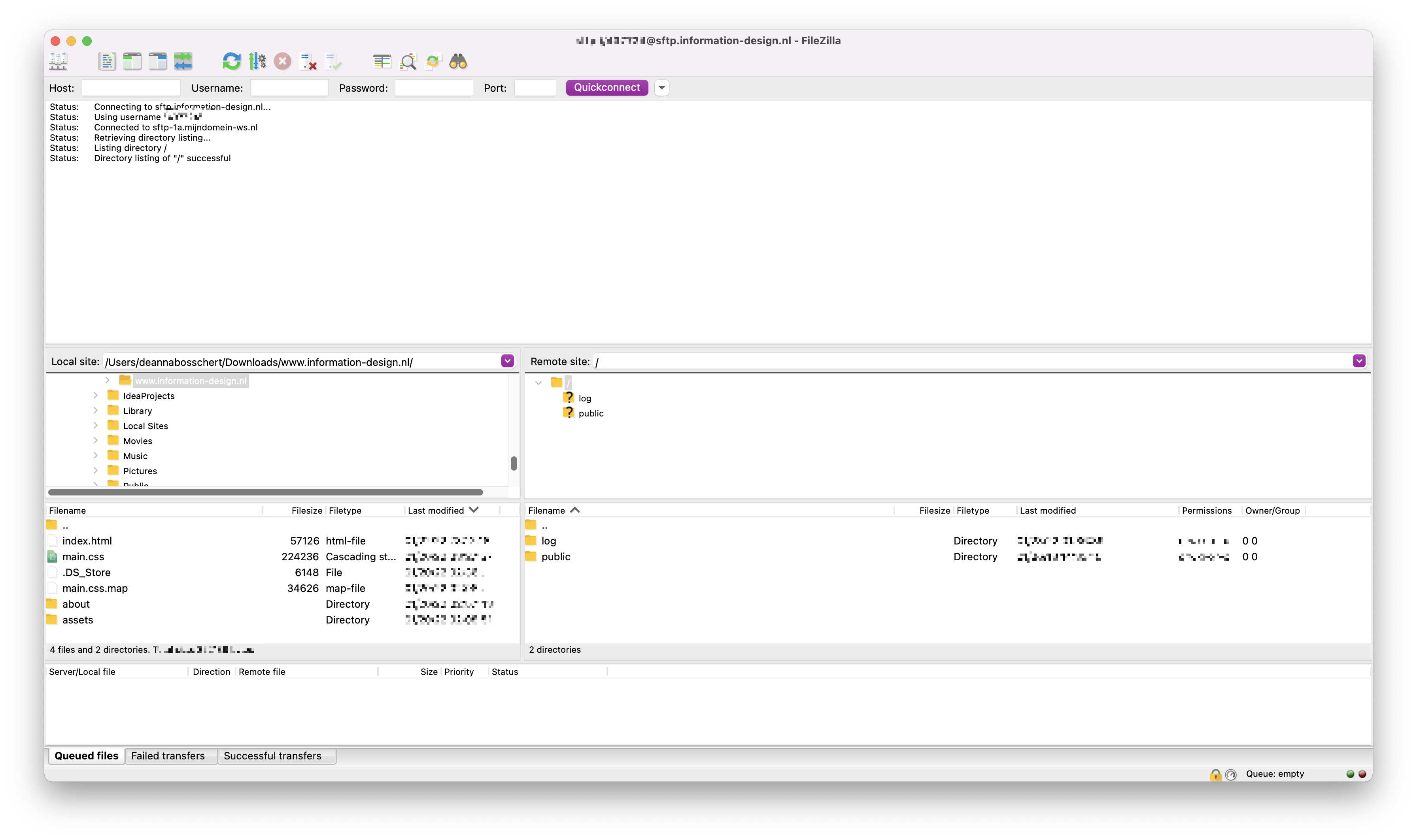 filezilla screenshot